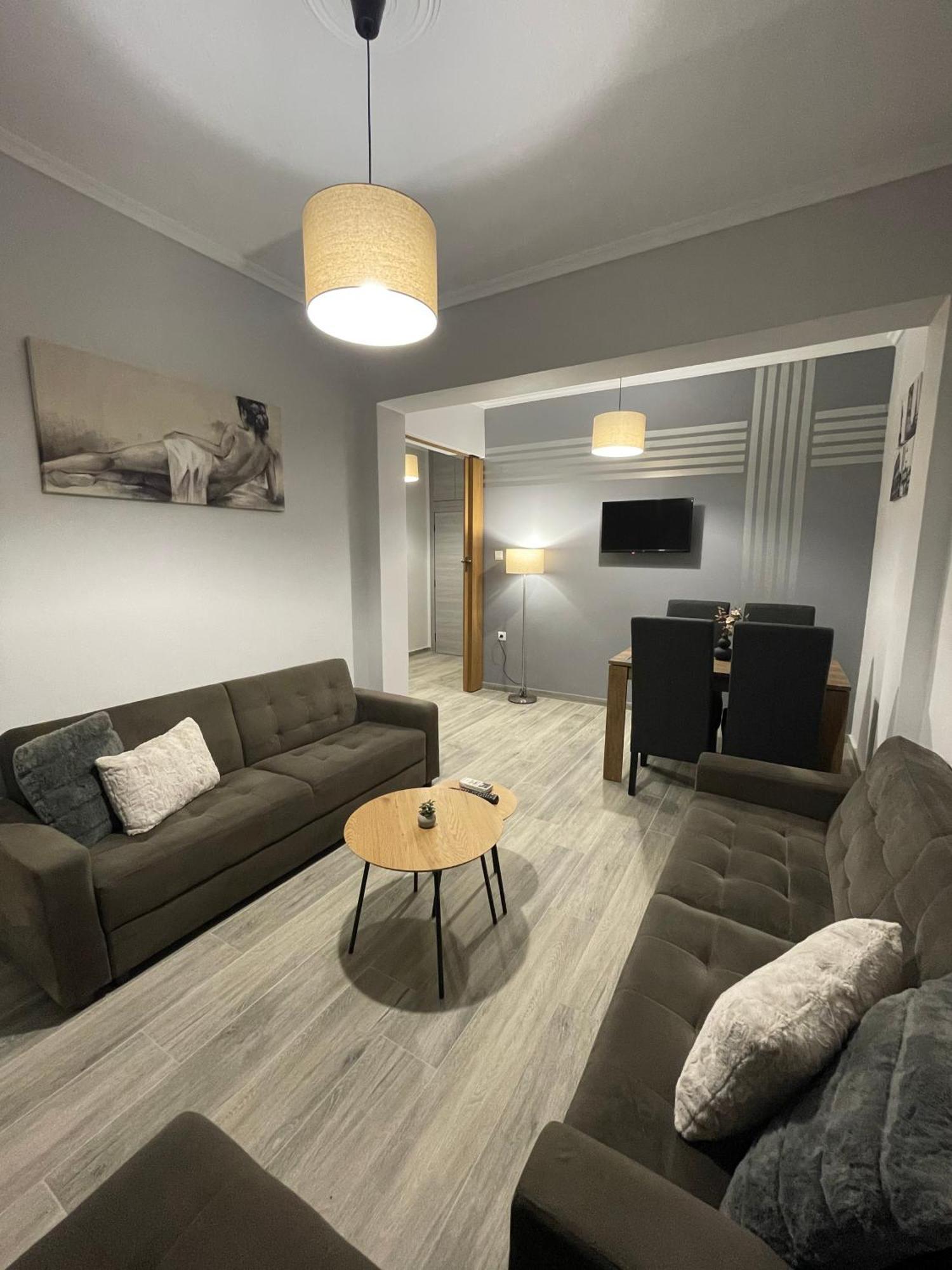 Dt Luxury Apartment Néa Péramos エクステリア 写真