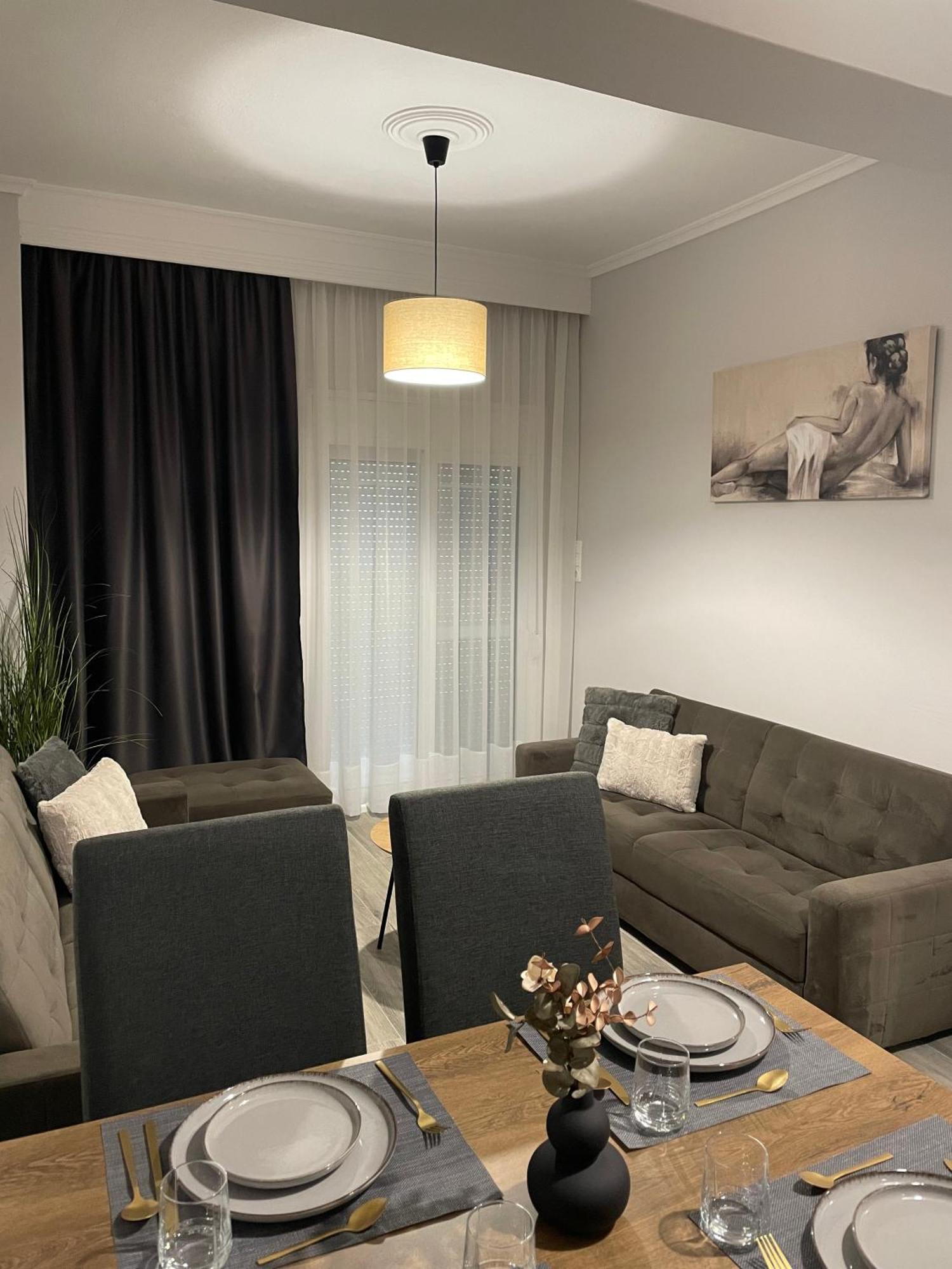 Dt Luxury Apartment Néa Péramos エクステリア 写真